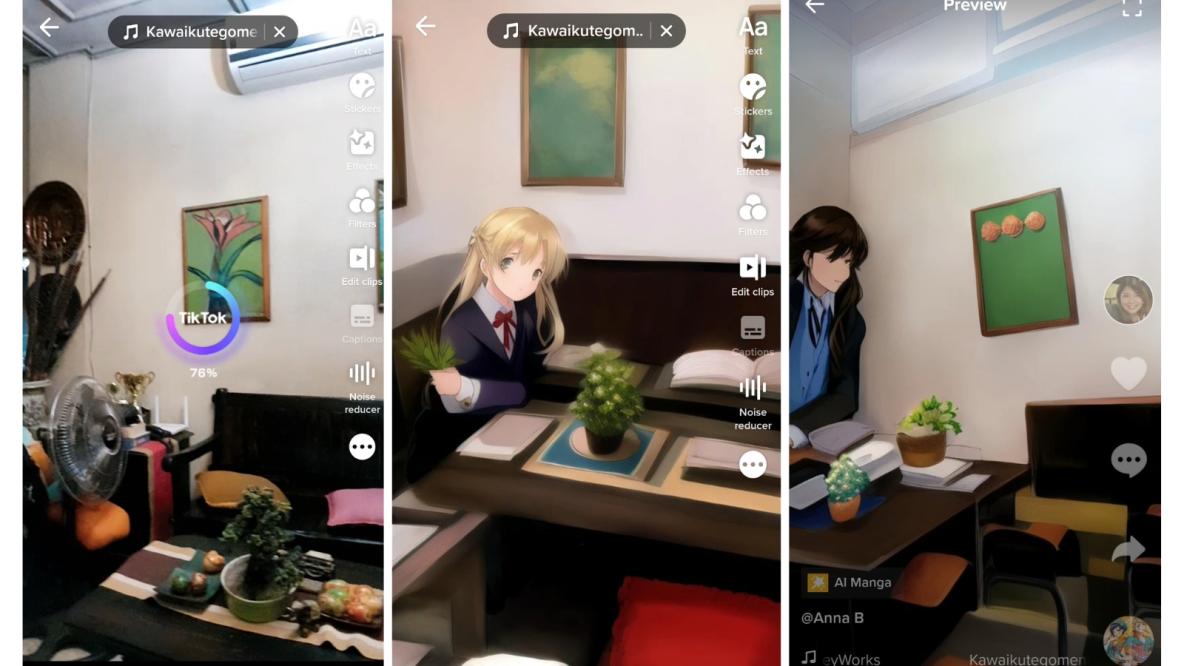 filter to turn things into anime｜TikTok Search