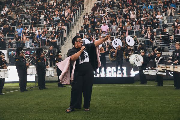 Brittany Howard at the Banc of California Stadium in Los Angeles, California - Credit: Joseph Ross Photography