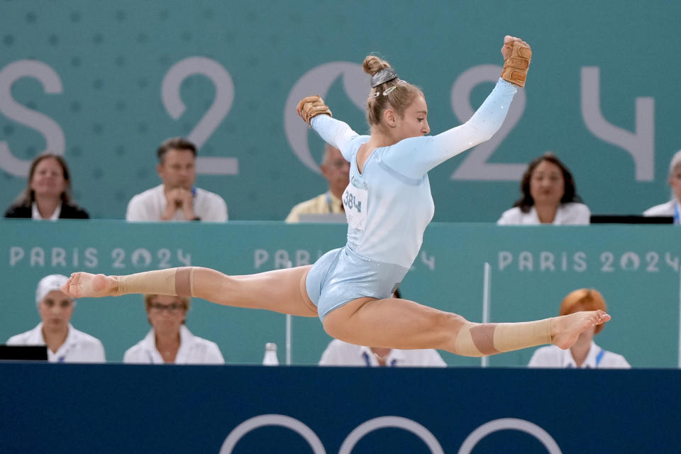 Romanians appeal gymnast's score after inquiry drama in floor exercise