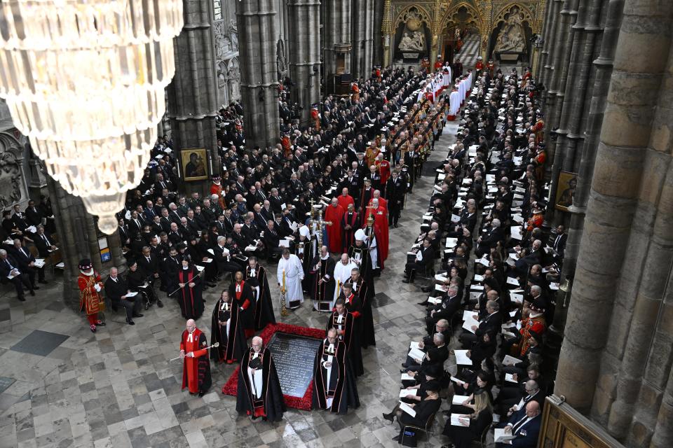 The state funeral of the Queen at Westminster Abbey (Gareth Cattermole/PA) (PA Wire)