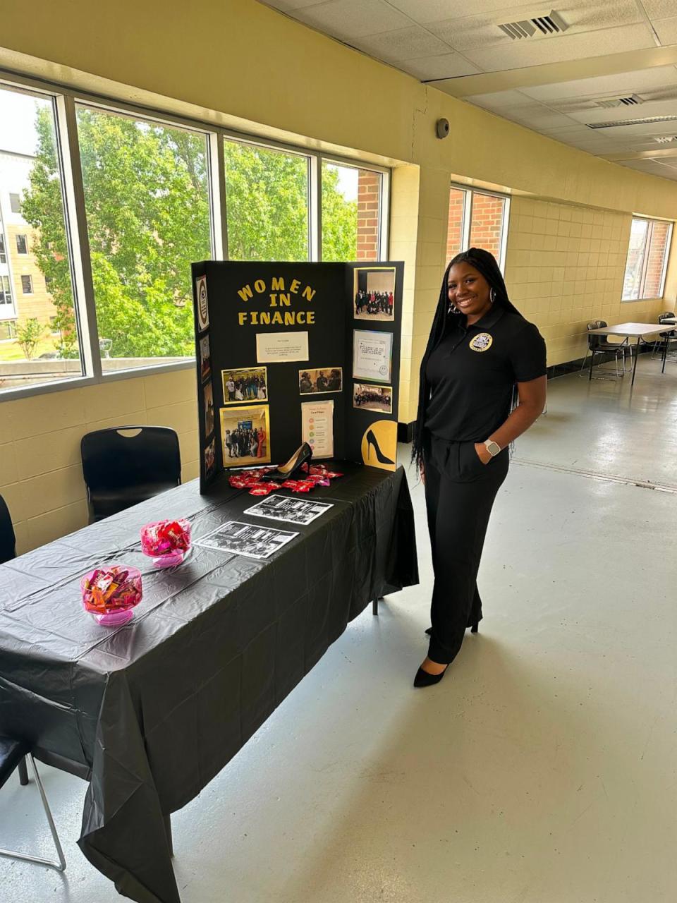 PHOTO: Student Kayleigh Dunn poses for a photo on Connection Day at Alabama State University, Sept. 2023, in Montgomery, Ala.  (Courtesy of Kayleigh Dunn)