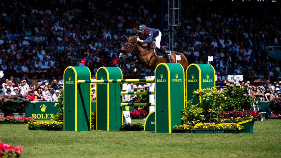 Gerrit Nieberg Riding Ben 431 Winners of The Rolex Grand Prix at Chio Achen 2022 - Credit: Rolex/Peggy Schroeder