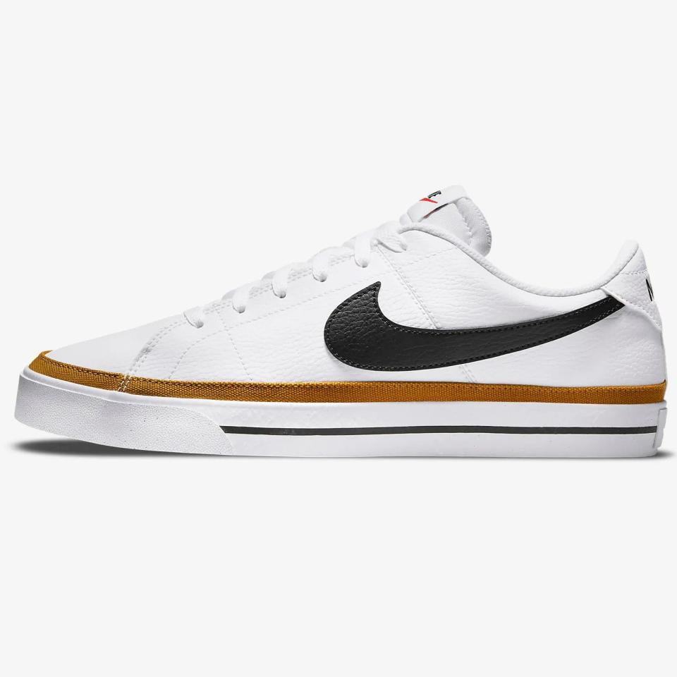 <p><a href="https://go.redirectingat.com?id=74968X1596630&url=https%3A%2F%2Fwww.nike.com%2Ft%2Fcourt-legacy-mens-shoes-75ljqX&sref=https%3A%2F%2Fwww.menshealth.com%2Fstyle%2Fg44496354%2Fbest-cheap-white-shoes-under-100%2F" rel="nofollow noopener" target="_blank" data-ylk="slk:Shop Now;elm:context_link;itc:0;sec:content-canvas" class="link ">Shop Now</a></p><p>Court Legacy</p><p>$70.00</p><p>nike.com</p>