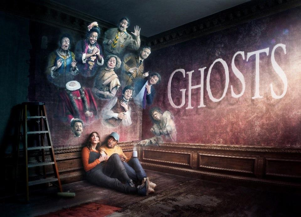 The BBC "Ghosts" will be part of CBS' fall line-up.