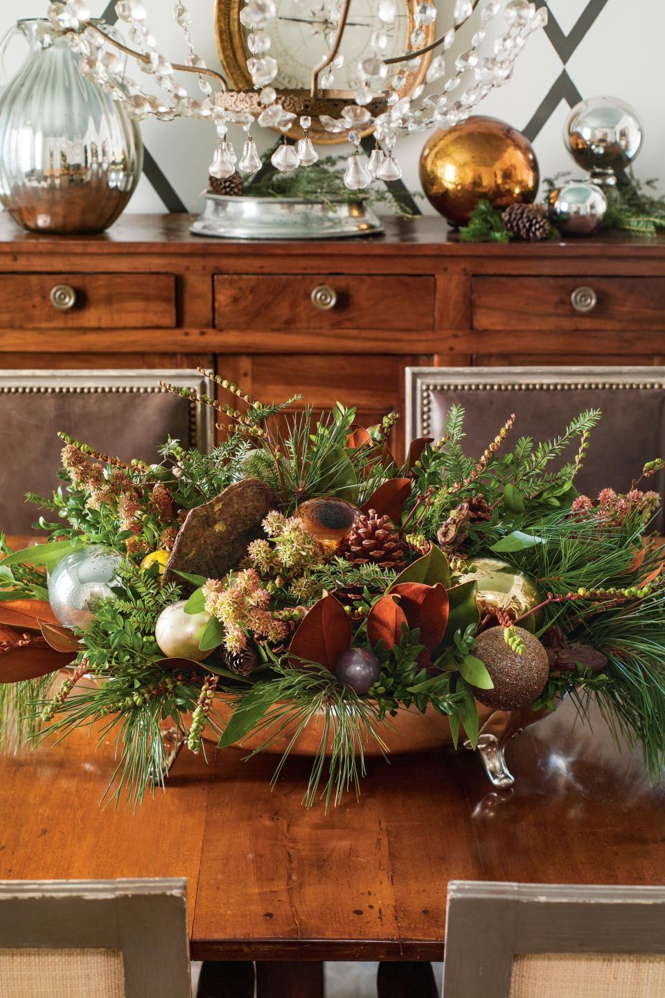 Create an Evergreen Centerpiece