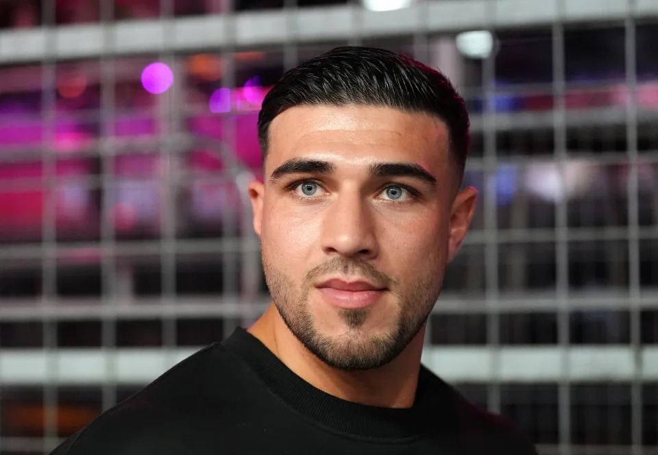 Tommy Fury in the stands on day one of the 2024 Hankook London E-Prix at the ExCel Circuit, London. Picture date: Saturday July 20, 2024. (Photo by Bradley Collyer/PA Images via Getty Images)