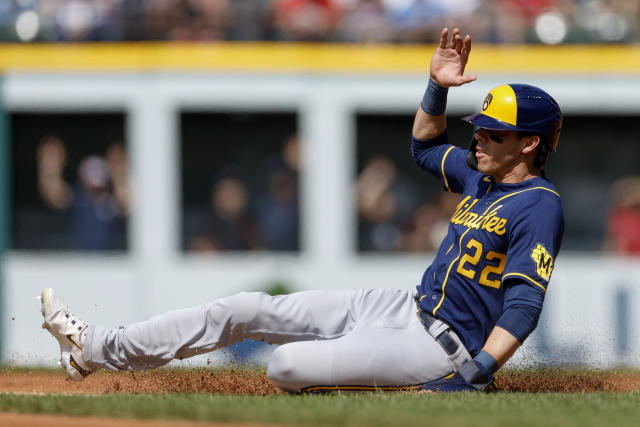 Craig Counsell 2018 Game-Used Navy Ball & Glove Jersey