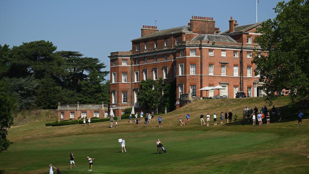 Golf competition at Brocket Hall