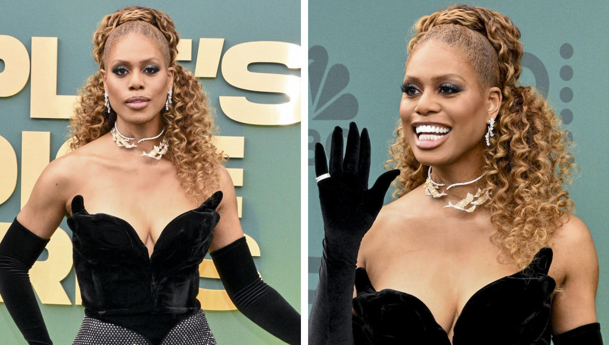 Laverne Cox Revives Mugler's Archives in Wing-tipped Bustier and