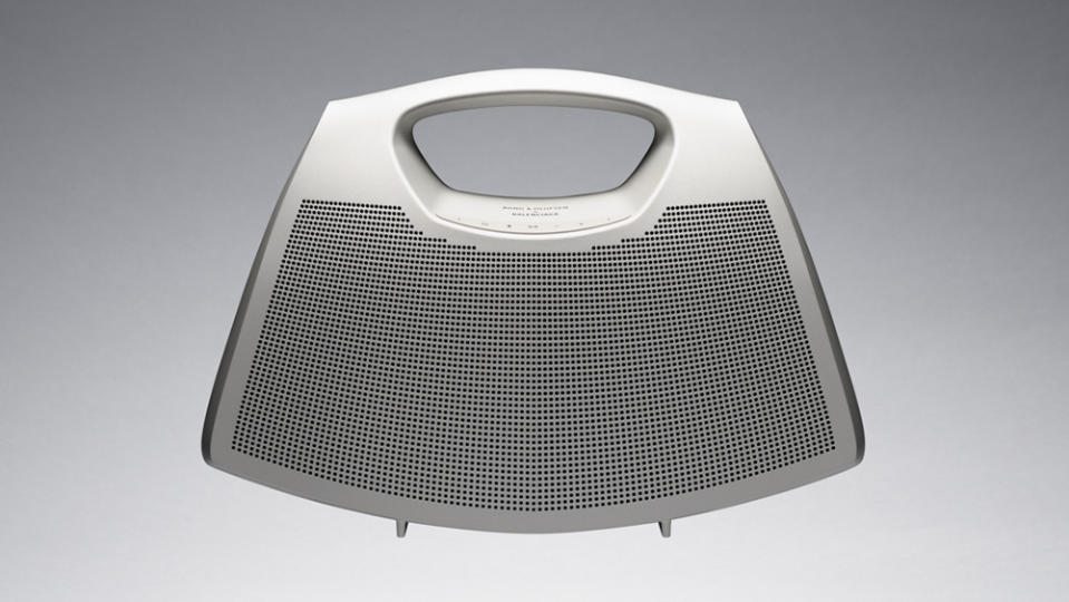The white version of the bag - Credit: Bang & Olufsen