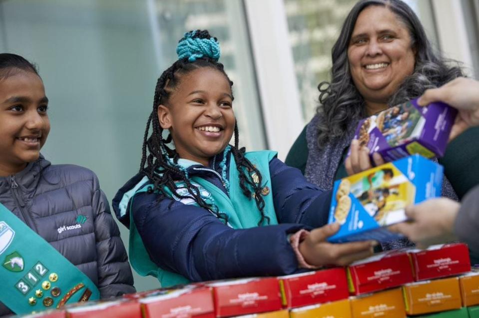 The Girl Scouts gearing up for the annual National Girl Scout Cookie Weekend