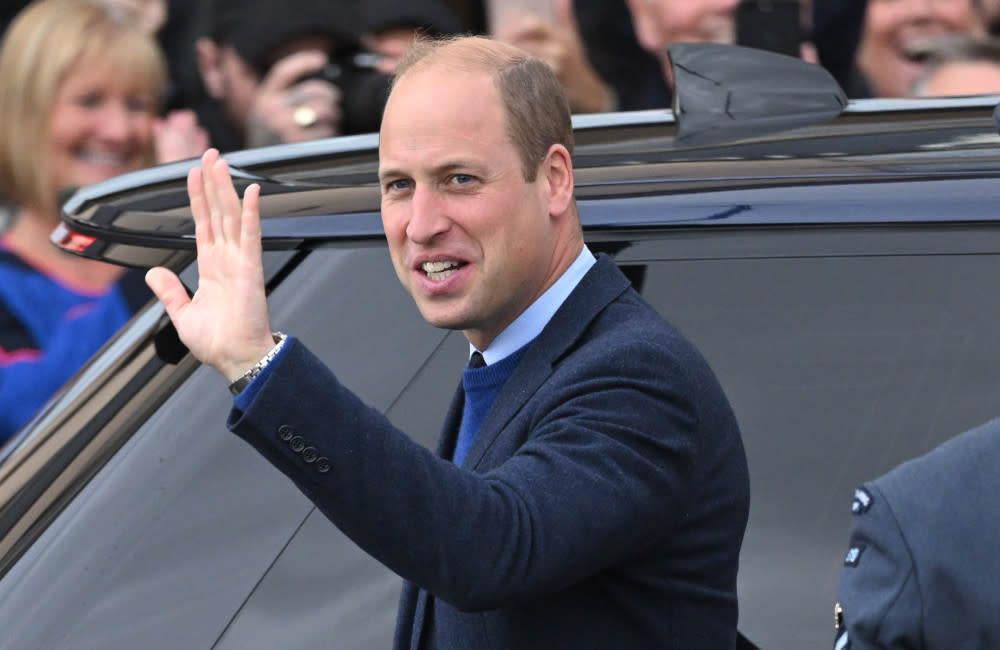 Prince William is using an electric scooter to get around the Windsor estate credit:Bang Showbiz