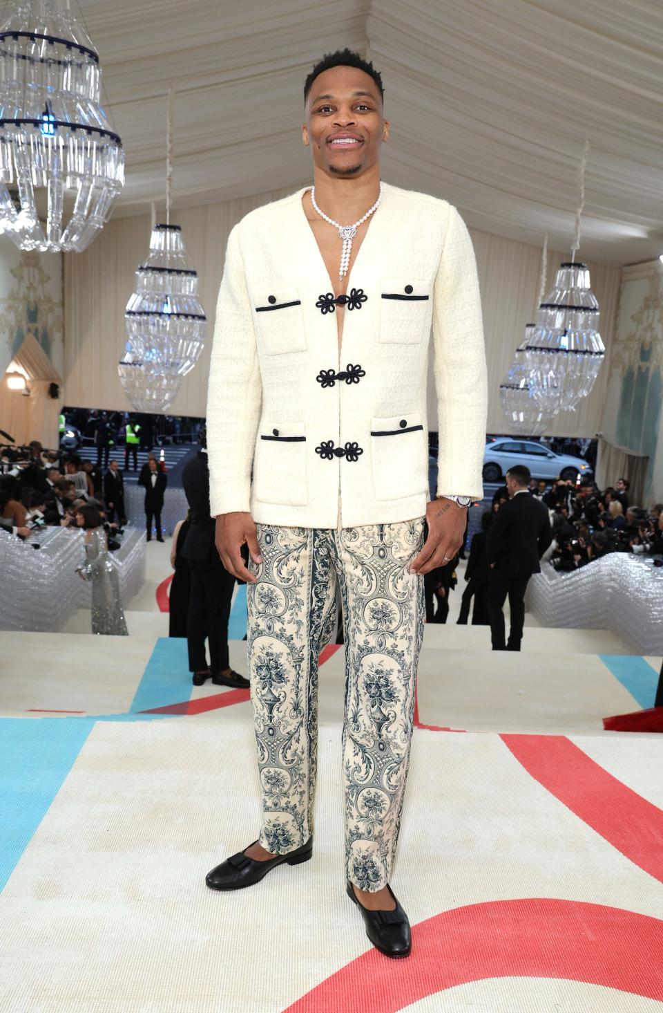 Russell Westbrook attends the 2023 Met Gala.