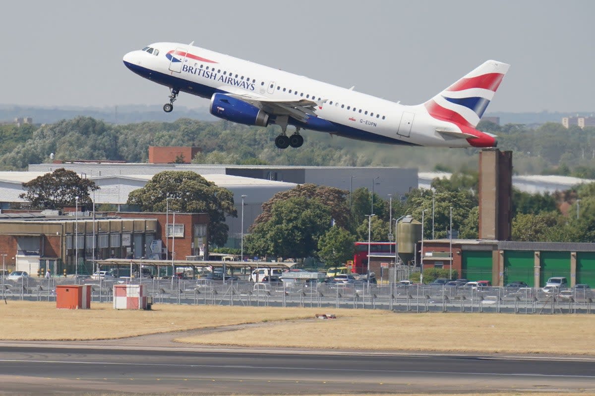 Heathrow Airport carried more than seven million passengers in September (Jonathan Brady/PA) (PA Archive)