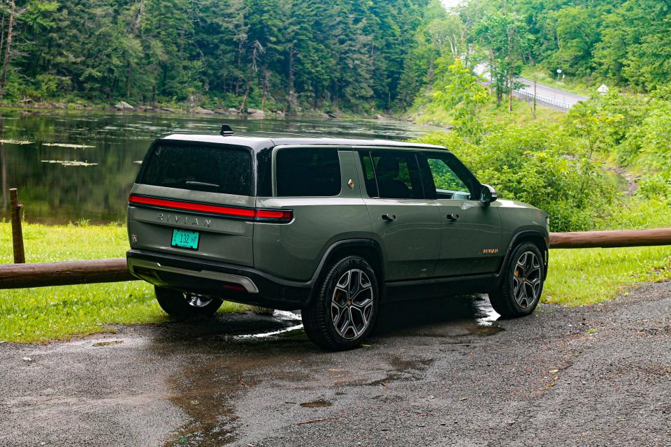 The Rivian R1S electric SUV.