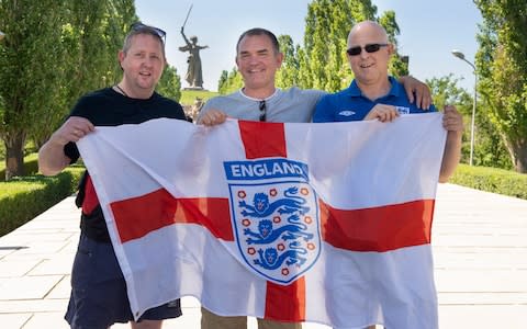 Only around 2,000 England fans travelled to Nizhny Novgorod - Credit: Julian Simmonds