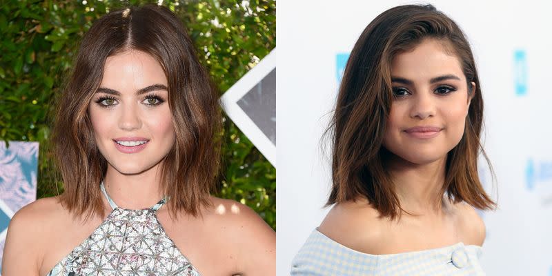 Lucy Hale and Selena Gomez