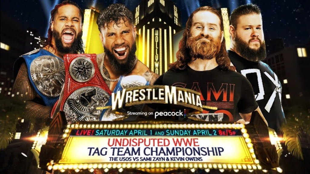 Kevin Owens & Sami Zayn vs. The Usos Set For WWE WrestleMania 39