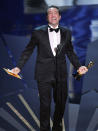 <b>Oscars 2012: The winners </b><br><br> <b>Jean Dujardin</b> won Best Actor for his role as George Valentin in the hugely successful silent film ‘The Artist’. <br><br><b>[Related gallery:</b> <a href="http://uk.movies.yahoo.com/photos/oscars-2012-red-carpet-photos-1330099441-slideshow/" data-ylk="slk:All the red carpet photos;elm:context_link;itc:0;sec:content-canvas;outcm:mb_qualified_link;_E:mb_qualified_link;ct:story;" class="link  yahoo-link">All the red carpet photos</a> <b>]</b>