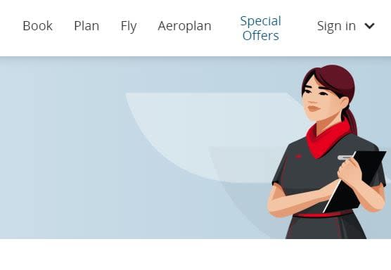 A screengrab from Air Canada's customer information page. The B.C. Civil Resolution Tribunal found the airline liable for bad advice offered by a chatbot on the company's website that meant a passenger couldn't claim a bereavement rate. (Air Canada - image credit)