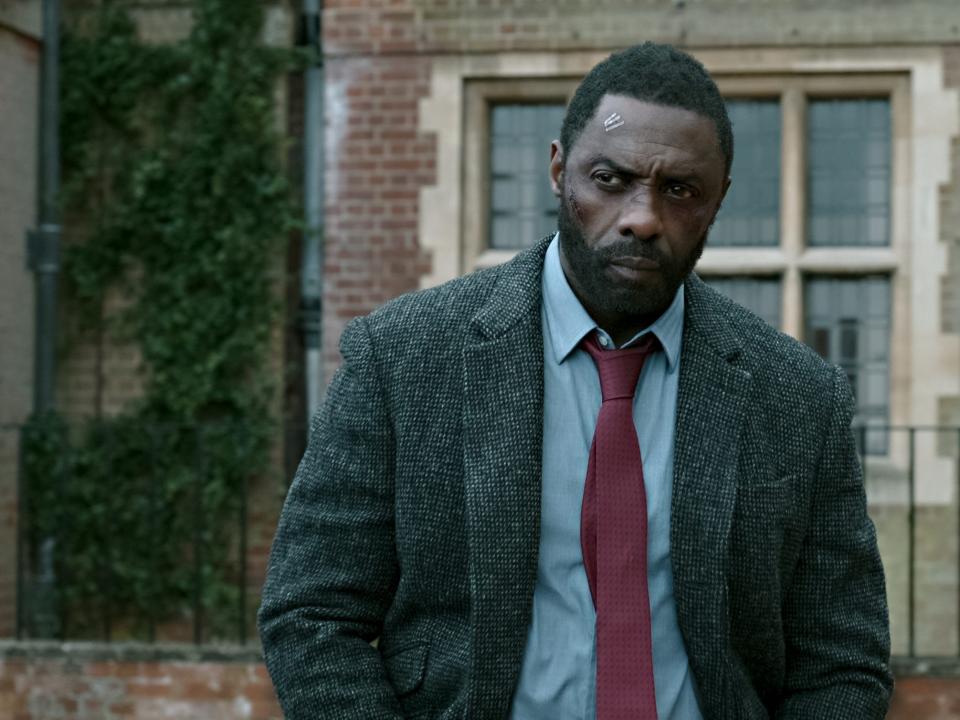 Idris Elba as luther in a scene from Luther: The Fallen Sun
