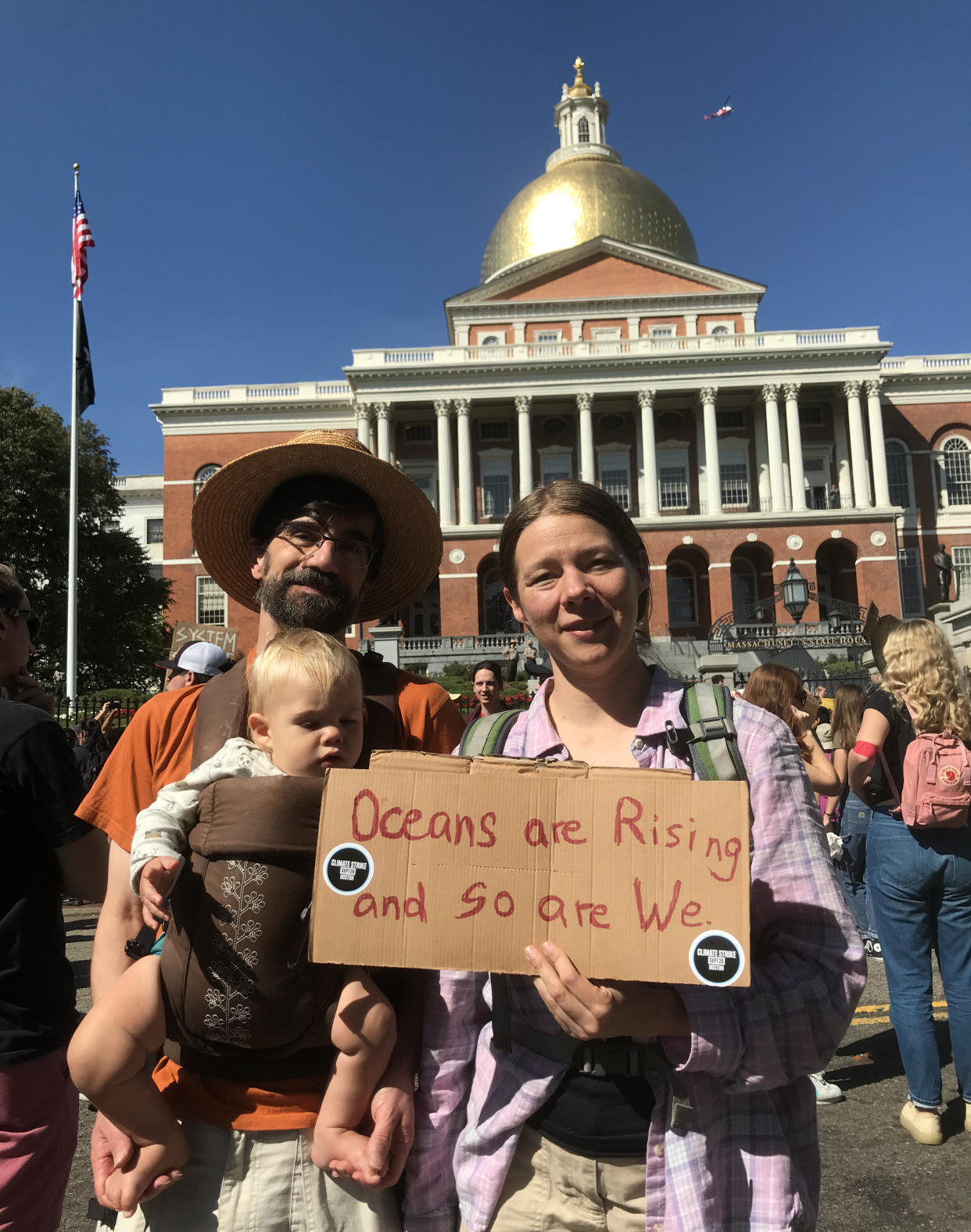 Katherine Fisher with her husband Frederick and son, Fritz. (Photo: Courtesy of Katherine Fisher)