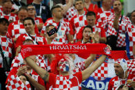 <p>Croatia fans are hoping they will reach the semi finals for the first time since 1998 </p>