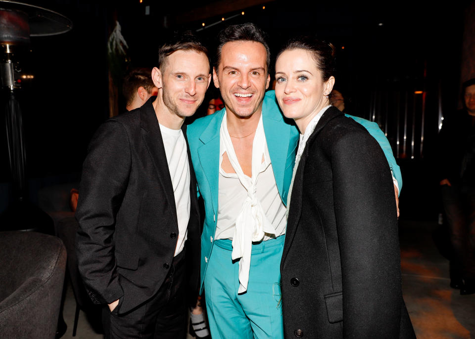 Jamie Bell, Andrew Scott and Claire Foy