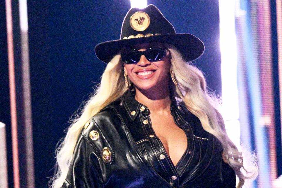 <p>Michael Buckner/Billboard/Getty</p> Beyoncé at the iHeartRadio Music Awards in Los Angeles in April 2024