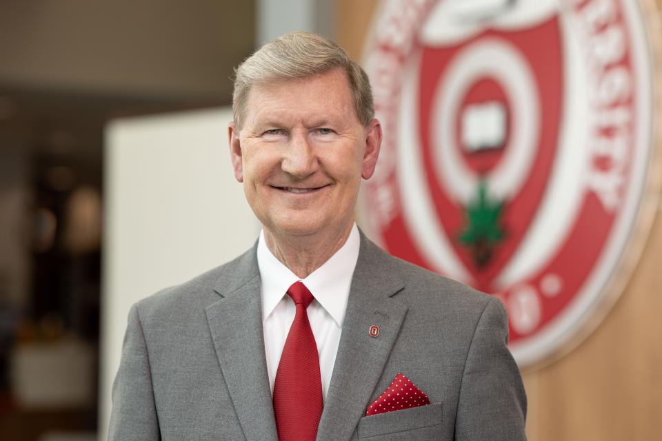 Walter "Ted" Carter , Jr., was named president of Ohio State University on Tuesday. Carter, who currently serves as president of the University of Nebraska system, will start his new post at Ohio State on Jan. 1.