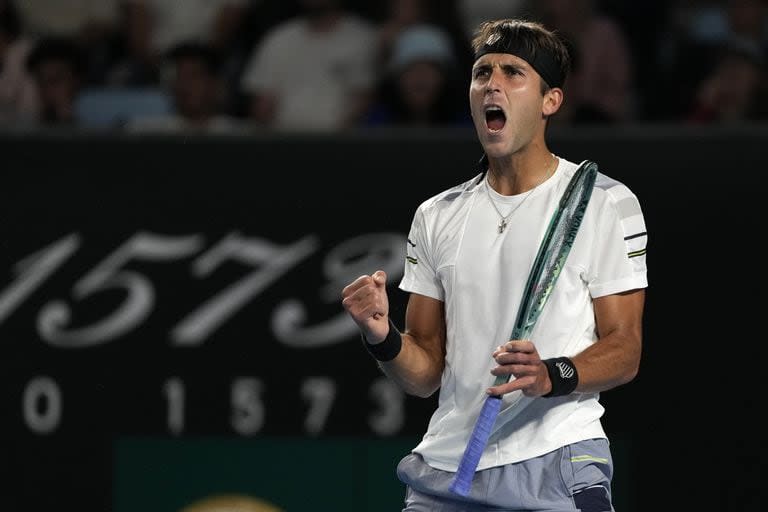 Tomás Etcheverry quiere derrotar a su ídolo Novak Djokovic por primera vez en su carrera