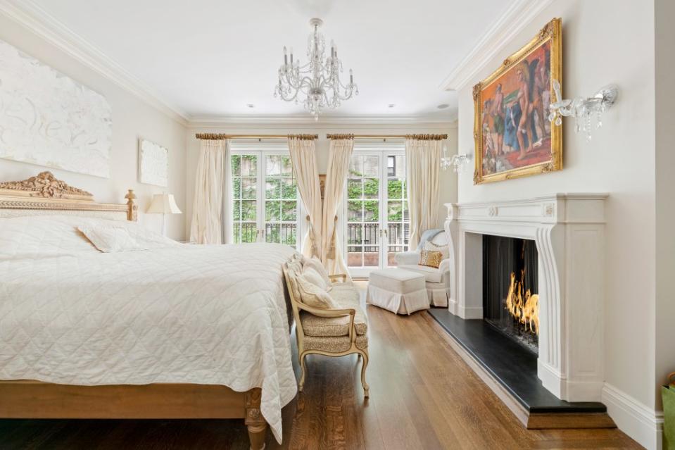 One of the bedrooms in the East 68th Street property. Zoe Wetherall