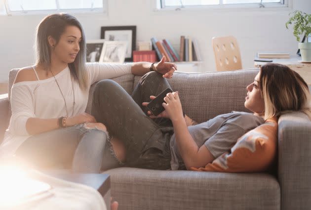 Be prepared to listen to your partner's perspective and try to validate and explore their concerns. (Photo: Tetra Images via Getty Images)