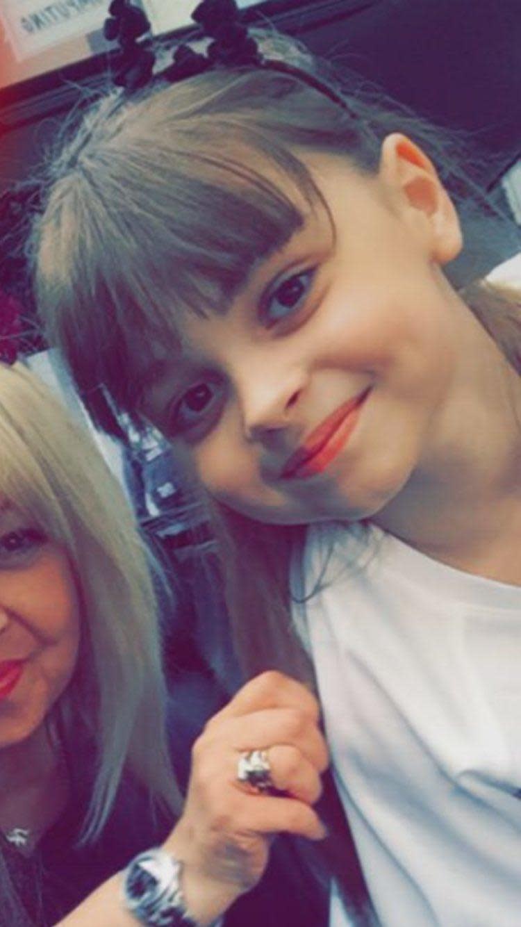 8-year-old Saffie Rose Roussos who died in the suicide bombing at the Manchester Arena