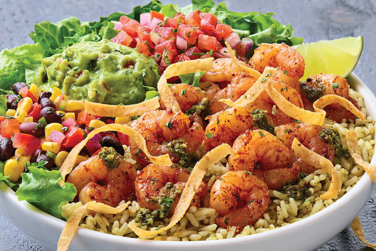 Applebee's Tex-Mex Shrimp Bowl