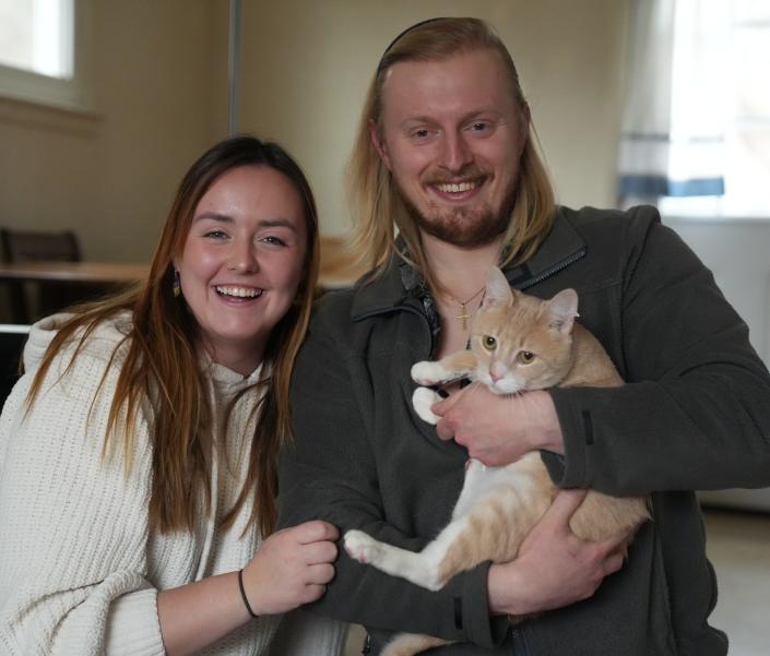 Overly Affectionate Cat Finds New Home