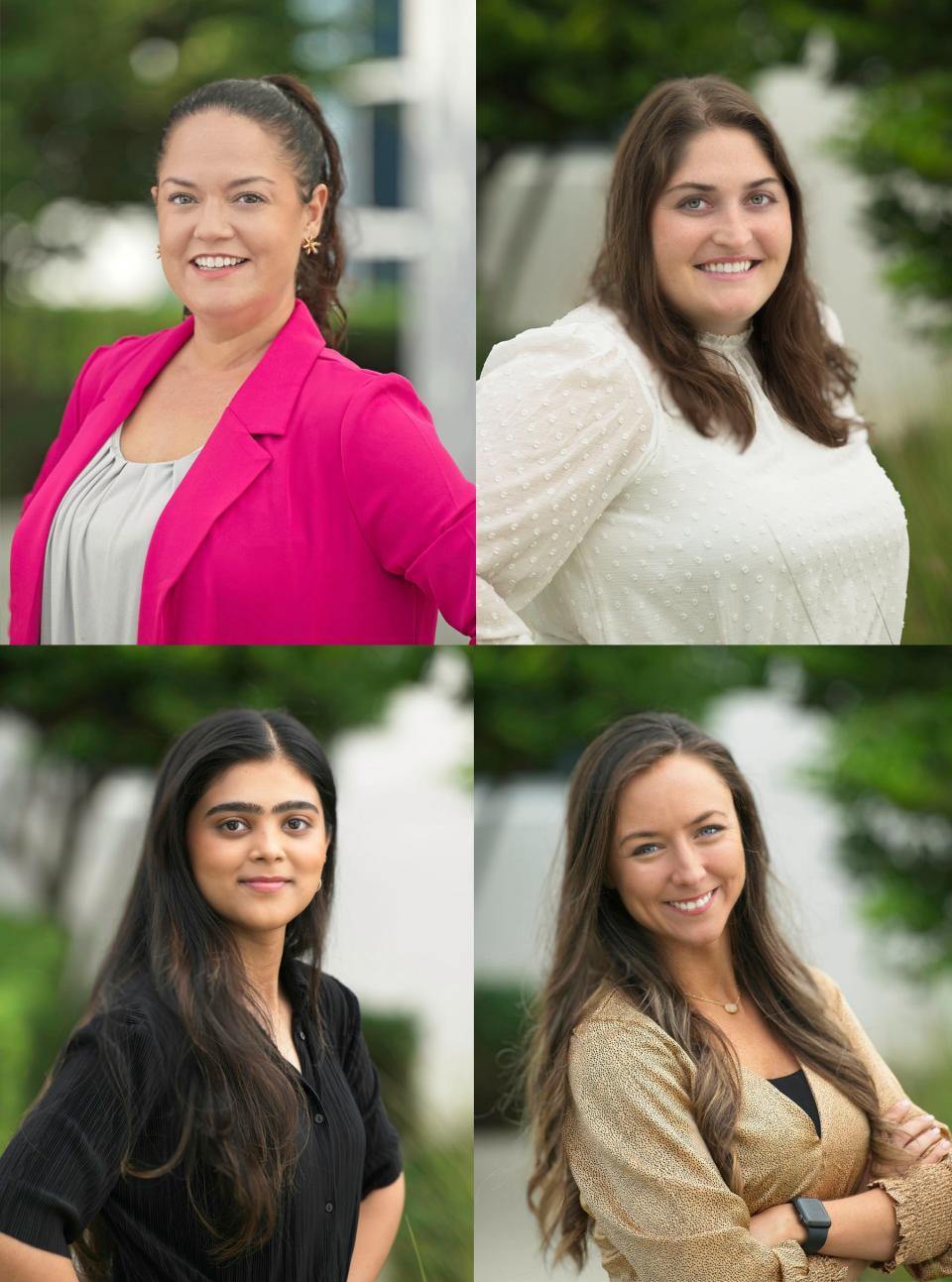 Fawley Bryant Architecture has hired (clockwise from top left) Christy Woods, Mackenzie Grouse, Stacey Marks and Tuba Ahmed.