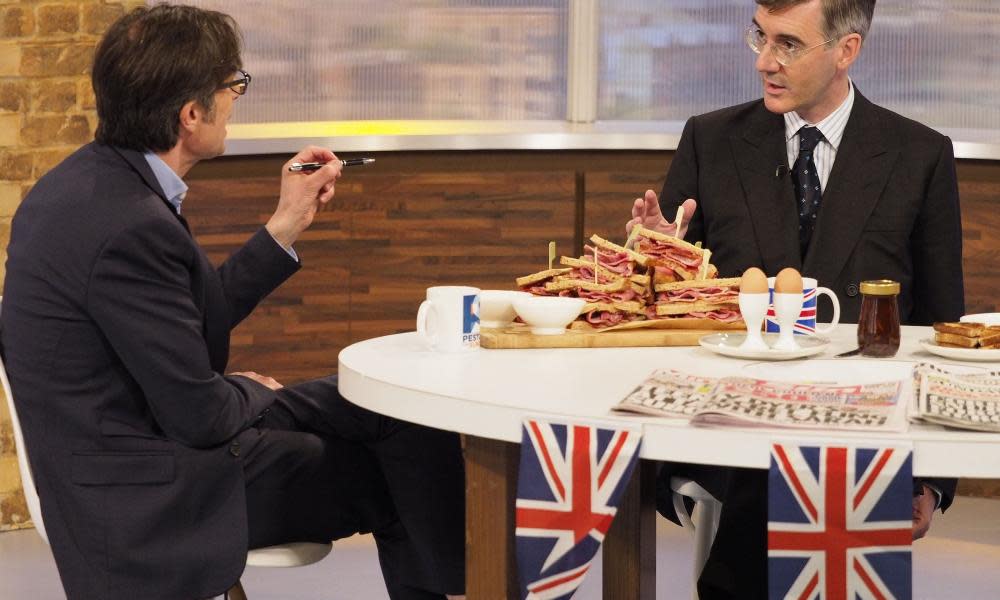 Robert Peston and Jacob Rees-Mogg