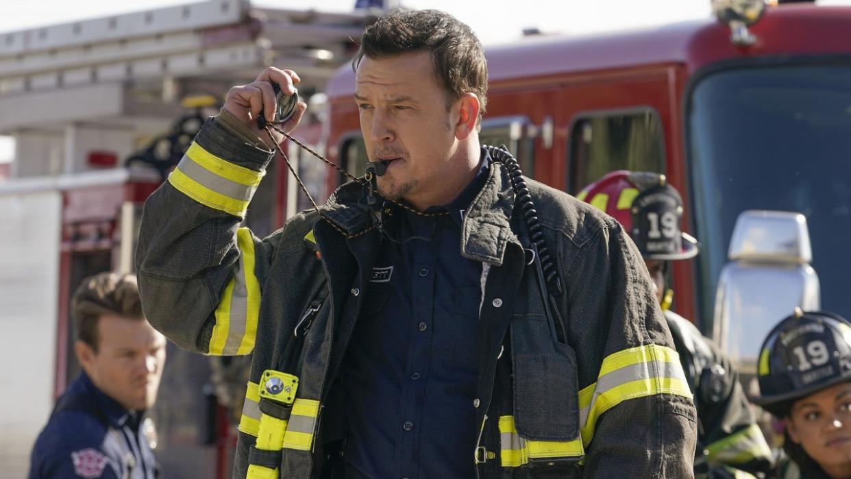  Josh Randall as Sean Beckett on Station 19. 