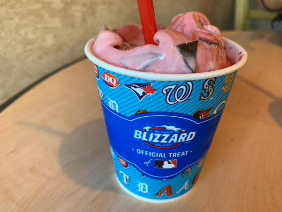 Very Cherry Chip Blizzard  from dairy queen