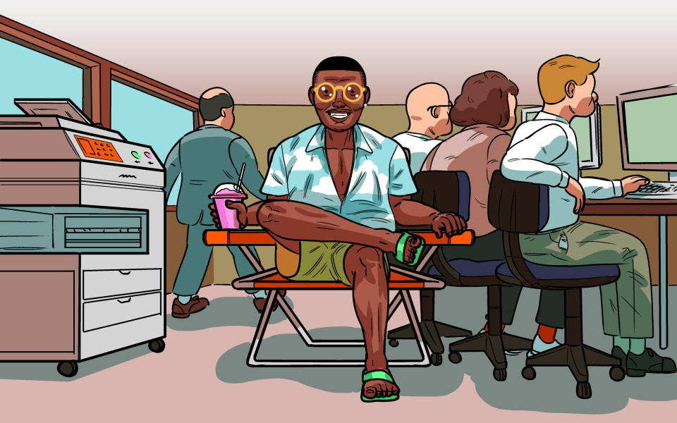 The Only Black Guy in the Office column makes a return on LEVELman.com - Credit: Illustration courtesy of LEVELman.com/Michael Kennedy