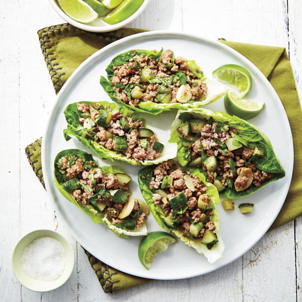 Asian Pork Lettuce Wraps