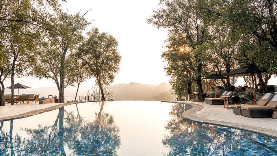 The pool at Singita Pamushana