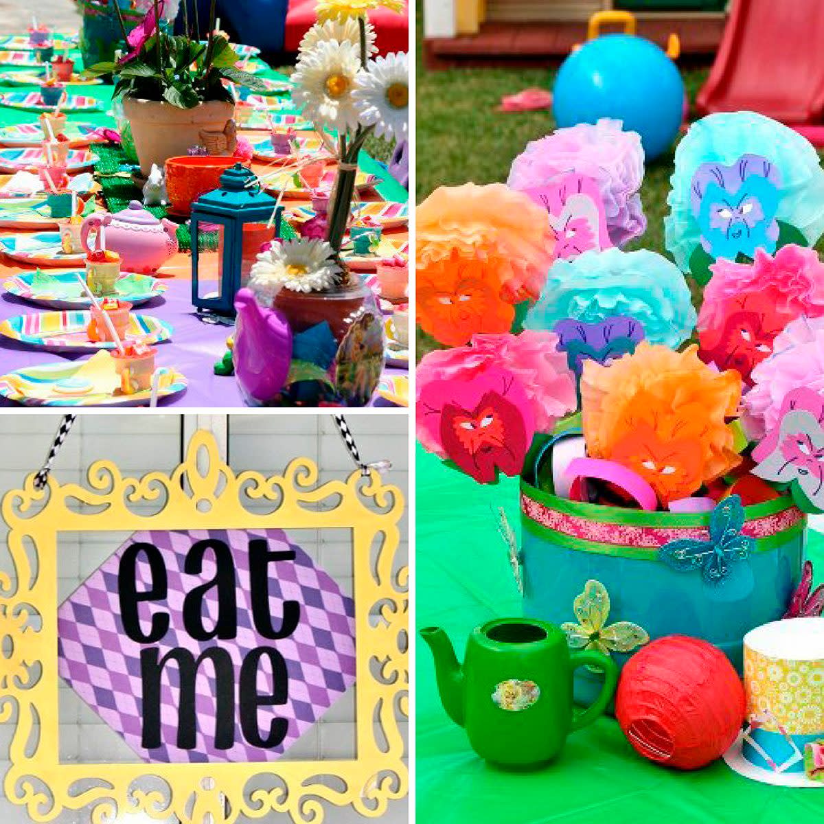 Alice in Wonderland first birthday party ideas