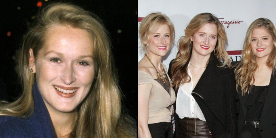 Meryl Streep and Mamie, Grace, and Louisa Gummer in Their Late 20s