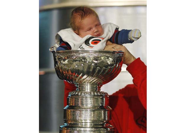 Baby Placed in Stanley Cup