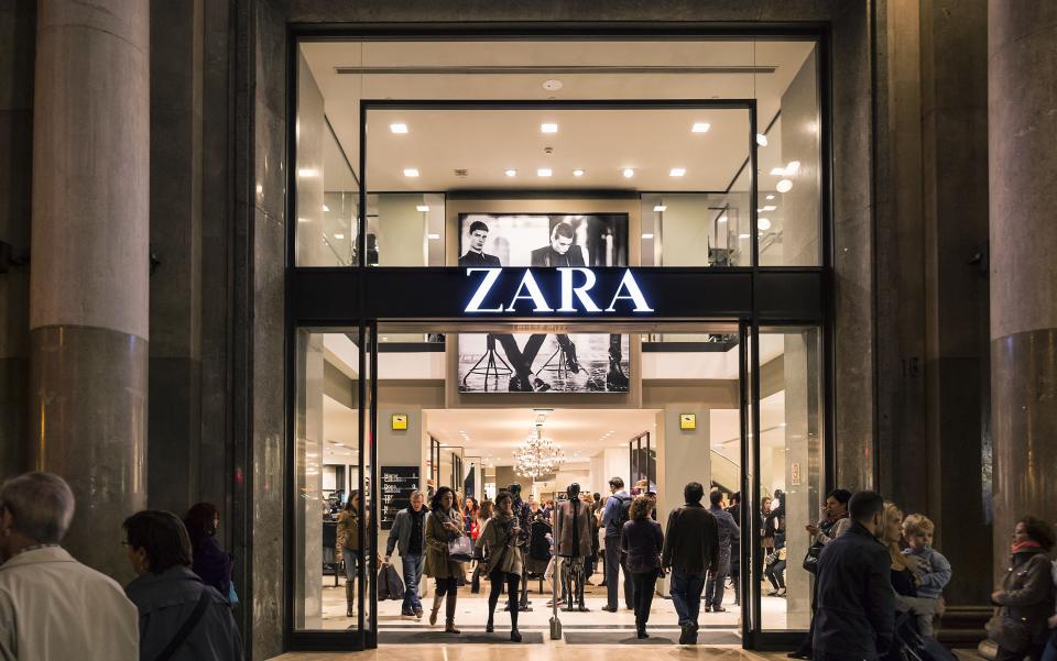 Zara store in Barcelona - Copyright (c) 2013 Rex Features. No use without permission.