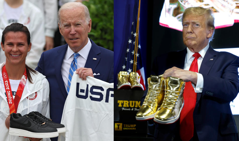 U.S. Presidents' Sneaker Game: Bill Clinton in New Balance, Barack Obama in Asics and More