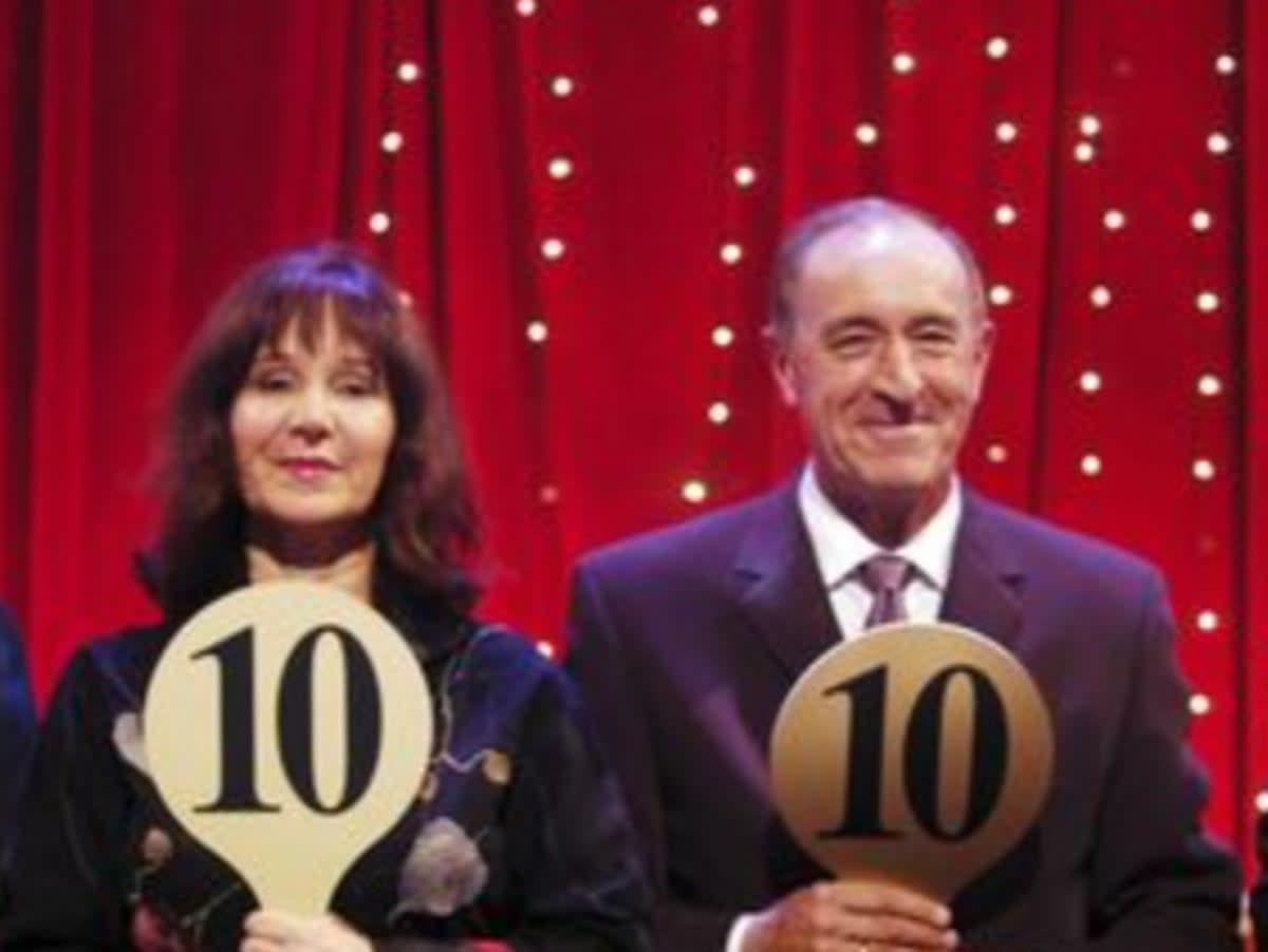 Arlene Phillips and Len Goodman in the early days of ‘Strictly’ (BBC)
