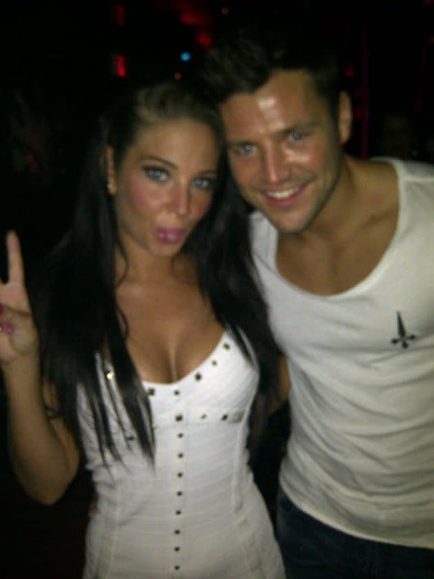 Celebrity photos: Mark Wright and Tulisa have been hanging out in America for weeks now so it was only a matter of time before they bumped into each other. They were both at the same club in Miami and posed for this Twitpic, making us very jealous.